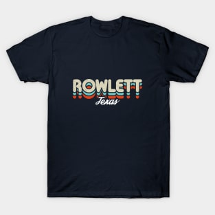 Retro Rowlett Texas T-Shirt